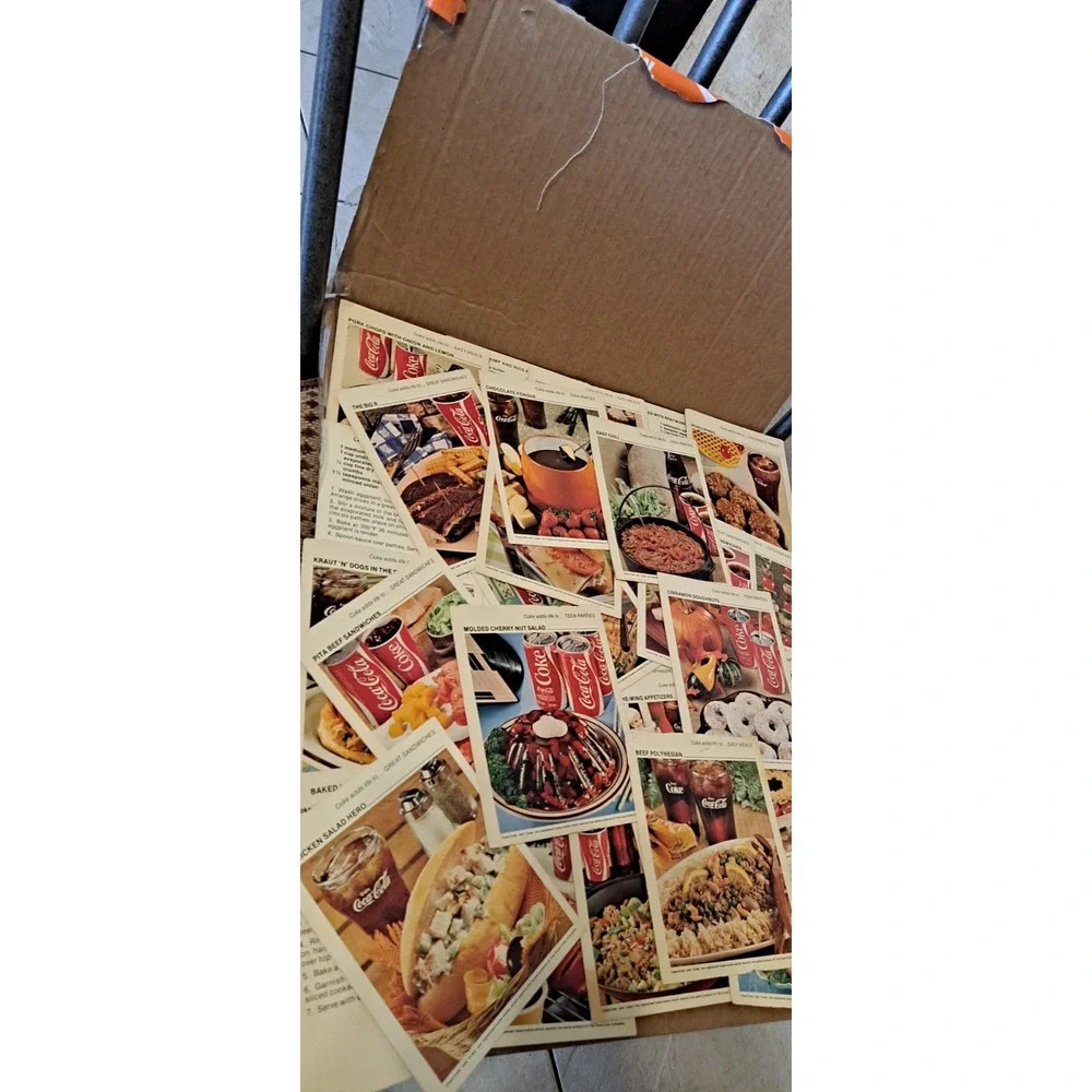 34 Vintage‎ ~ 1978 Coca-Cola Coke Adds Life To Cooking Recipe Cards